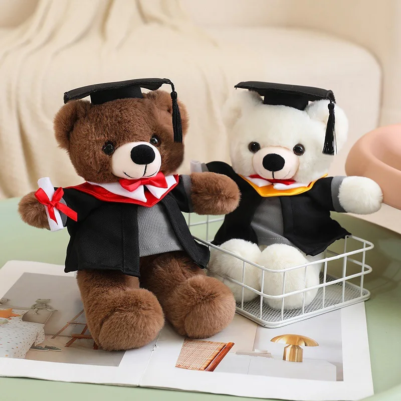 

Высококачественный плюшевый мишка-доктор 30 см, стоячая игрушка-медведь, кавайная игрушка для детей и студентов, забавный подарок