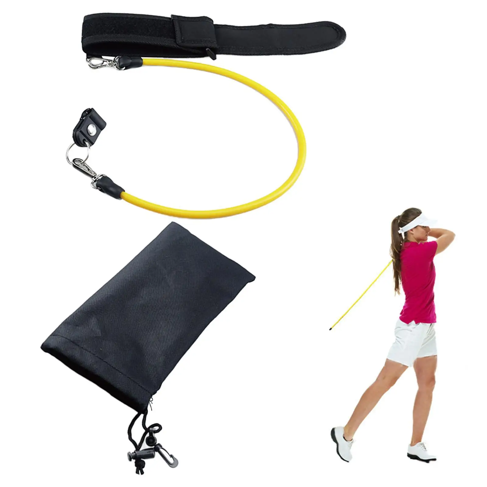 

Golf Swing Trainer,Warm up Stick Golf Accessory,Women Men Practice Training Stick for Strength Balance Position Correction