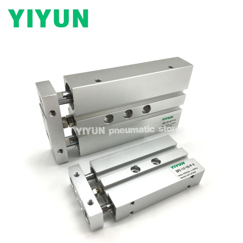 

Пневматический двухклапанный цилиндр YIYUN серии DPZ, 1 шт., модели DPZ-10-10-P-A-KF, DPZ-10-20-P-A-KF, DPZ-10-30, 40, 50, 60, 70, 80, 90, 100 -P-A-KF