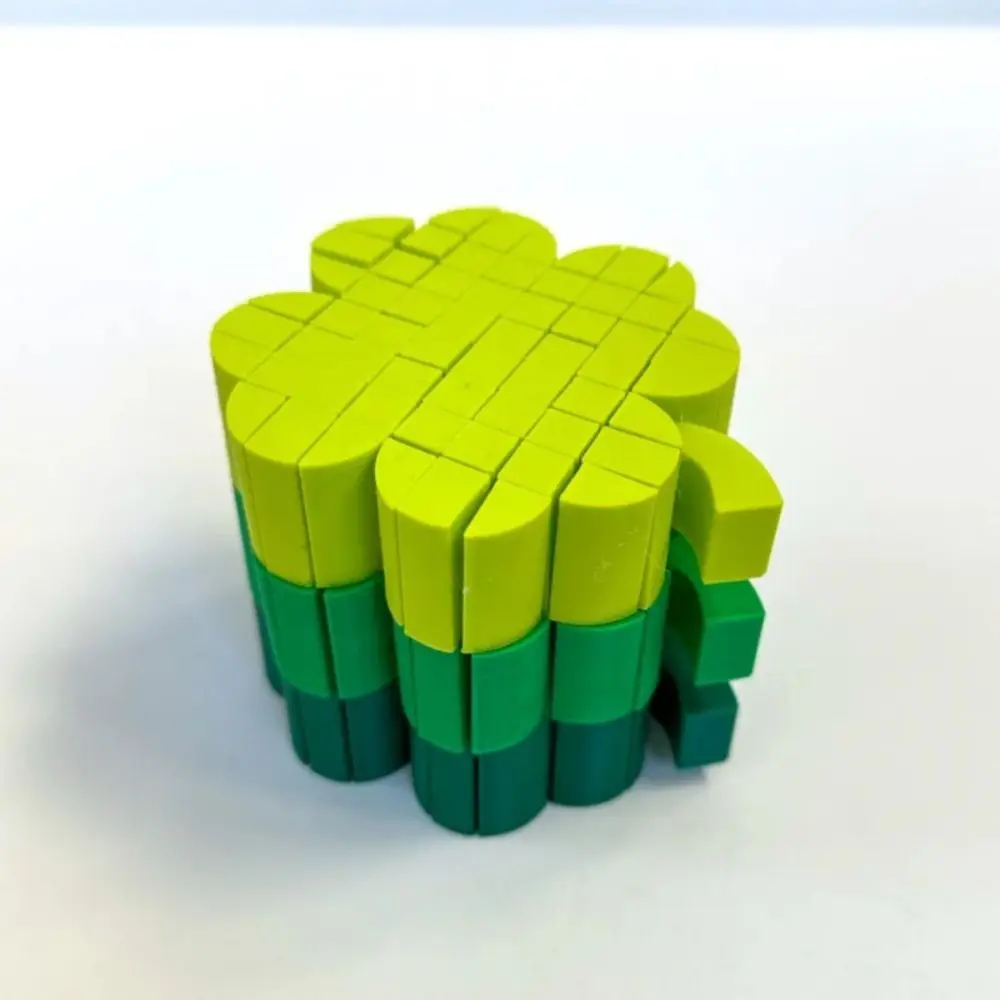 

Pixel 3D печатный четырехлистный клевер активный многошарнирный четырехлистный клевер игрушки моделирование красочные 3D шарнирные игрушки в виде листьев