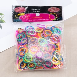 Creatieve Kleurrijke Weefgetouwbanden Set Regenboog Armband Maken Kit Met Haaknaald Diy Rubberen Band Geweven Armband Voor Meisjes Speelgoed Geschenken