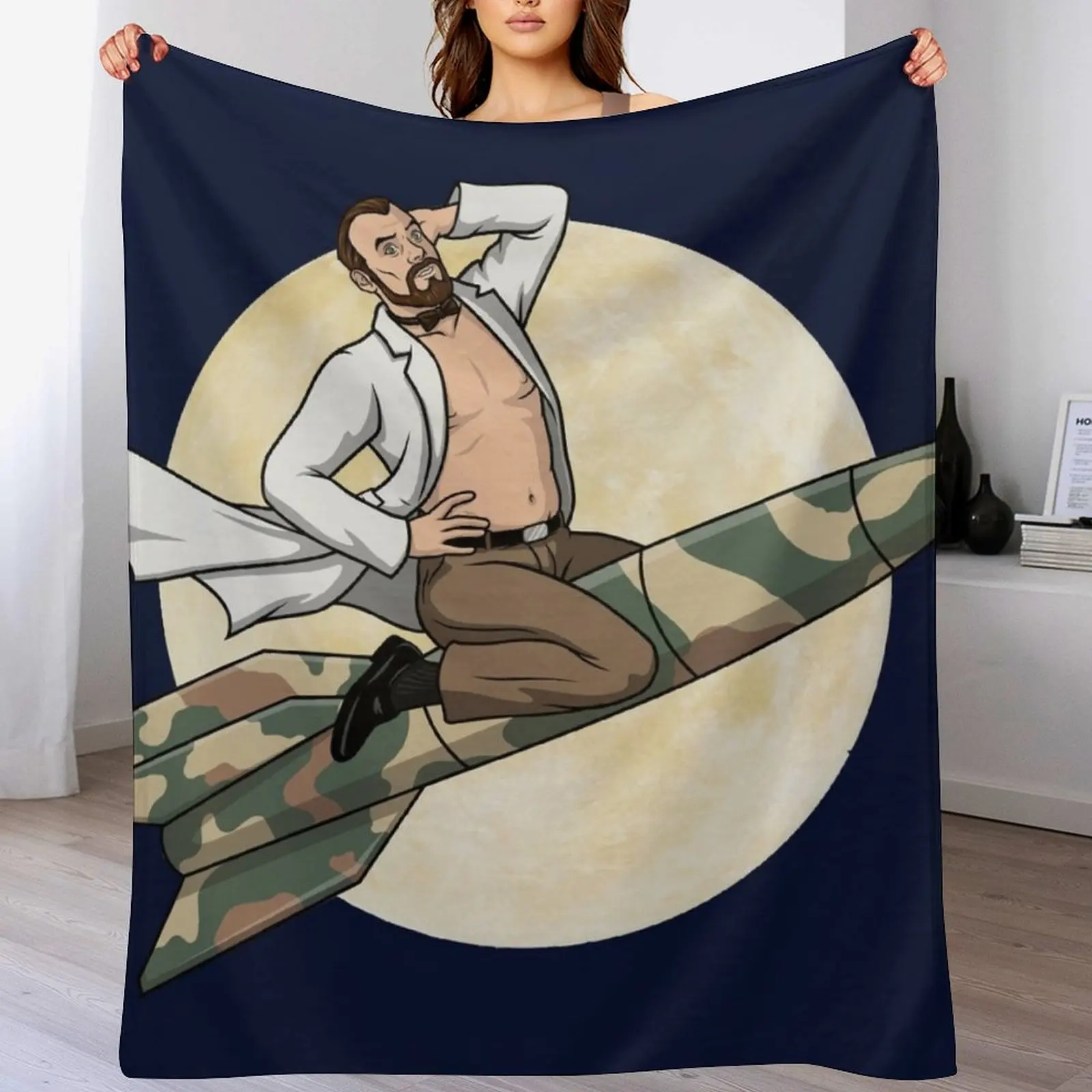 Dr.Algernop Krieger Throw Blanket For Baby Beautifuls Blankets