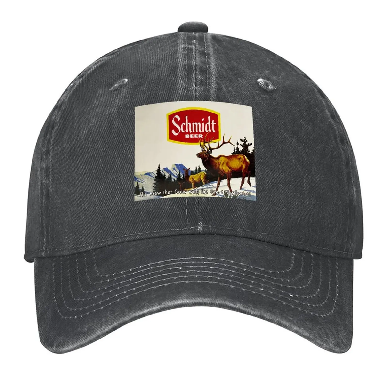 

Schmidt Beer Deer Hunting Vintage Retro Baseball Cap Beach Bag New In The Hat funny hat Golf Wear Women's Beach Men's