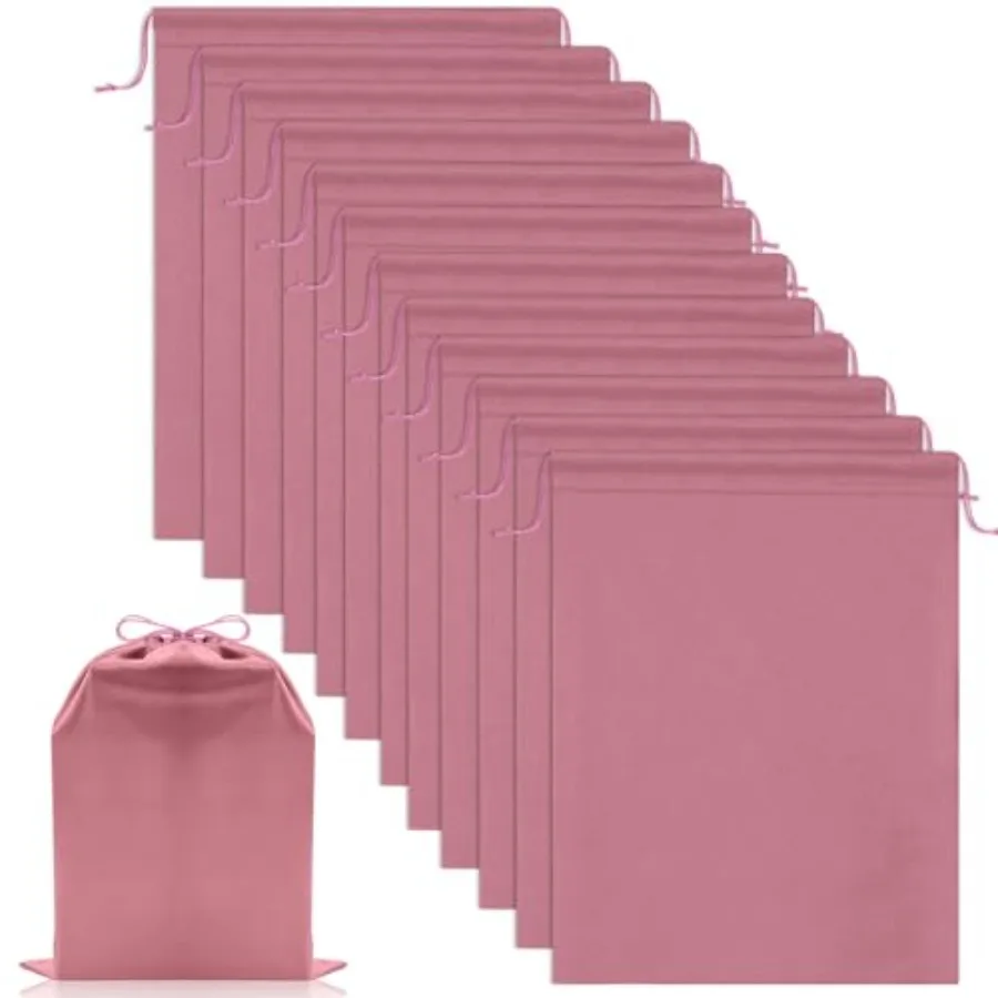 

Набор из 12 атласных мешочков для взрослых игрушек с завязками, шелковые мешочки для хранения игровых принадлежностей, многофункциональные складные сумки-органайзеры для подарков