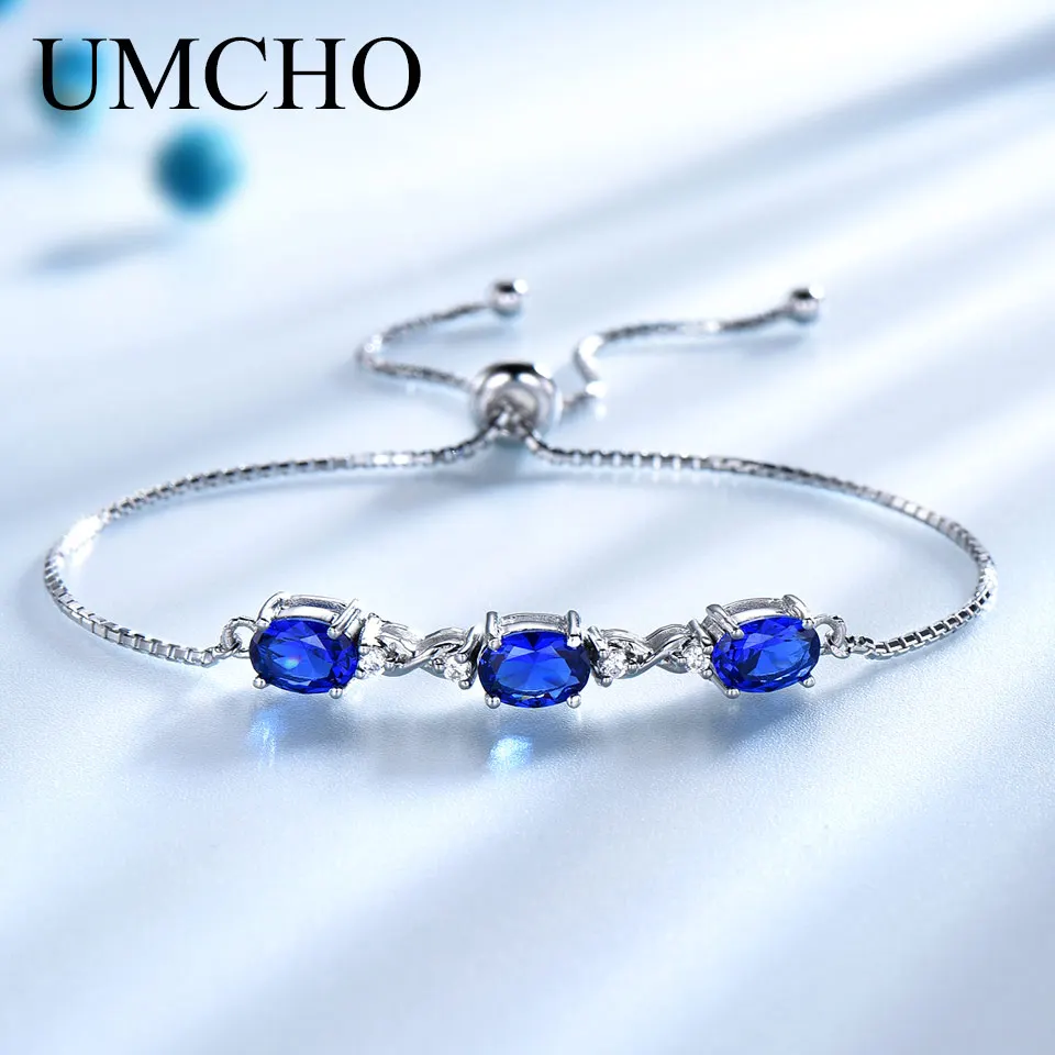 

Three Sapphire 925 Silver Cubic Zirconia Adjustable Bracelet Custom Charm 925 Sterling Silver Bracelets