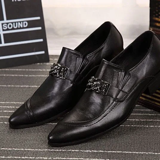 Heren Jurk Schoenen Moderne Klassieke Slip On Oxfords Formele Casual Zakelijke Bruiloft Werk Veterschoenen