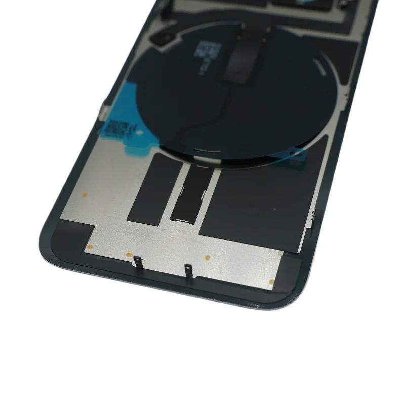 For iPhone 14 / For iPhone 14 Plus Rear Case Door Housing Back Glass Cover with Wireless Flex Cable Metal Plate Replacement
