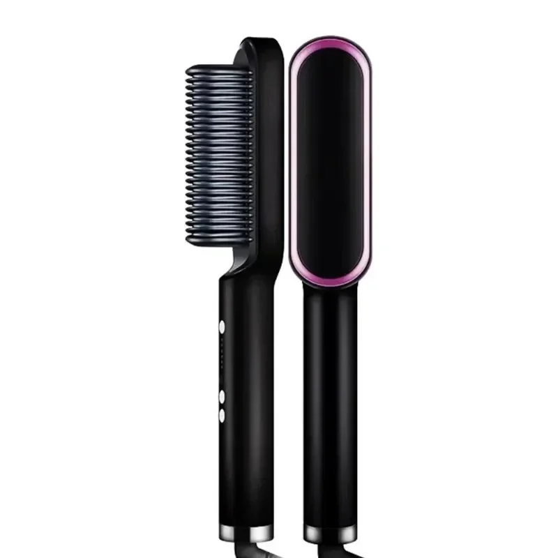 Popular Mini Hair Straightener Hot Comb Custom Hair Styling Tool Hair Brush Straightener Comb