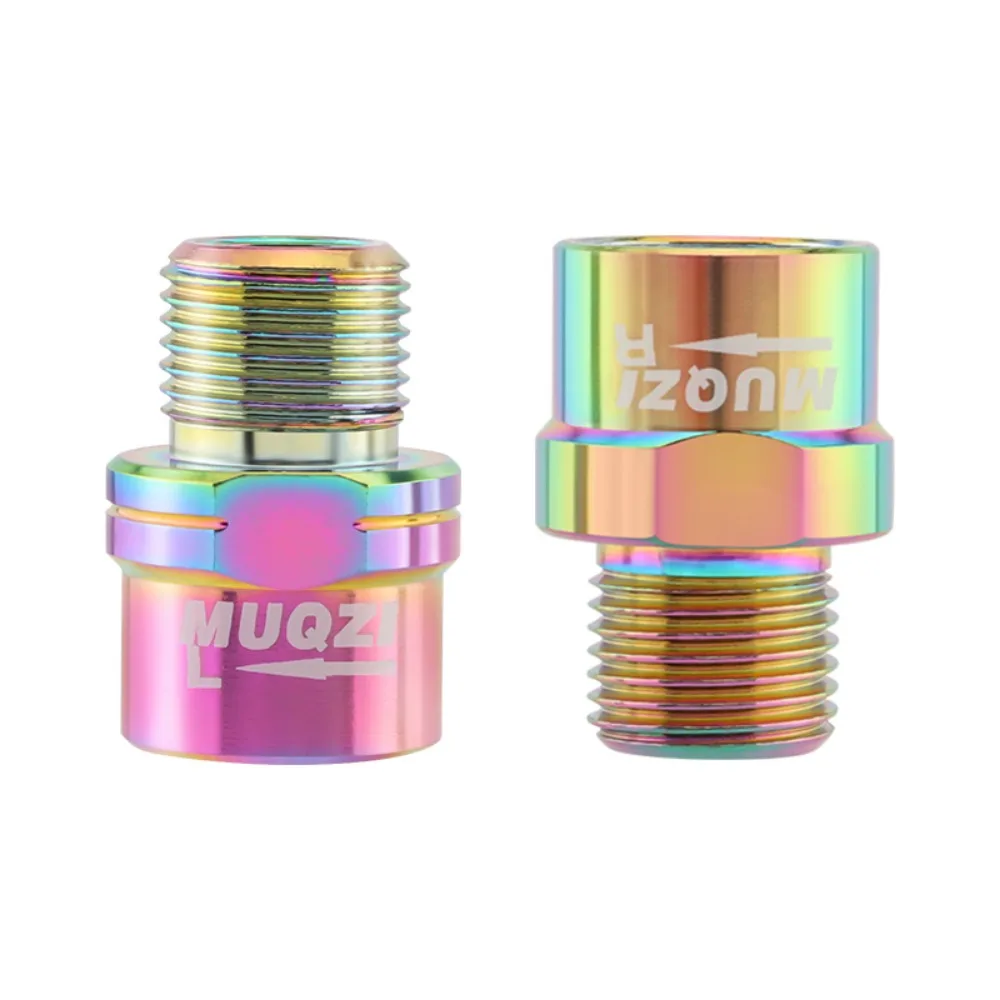 

1 Pair Alloy Pedal Extender 16MM Wear Resistant Bicycle Pedal Extension Bolts Lightweight 9/16 Bike Pedals Adapters Bolt