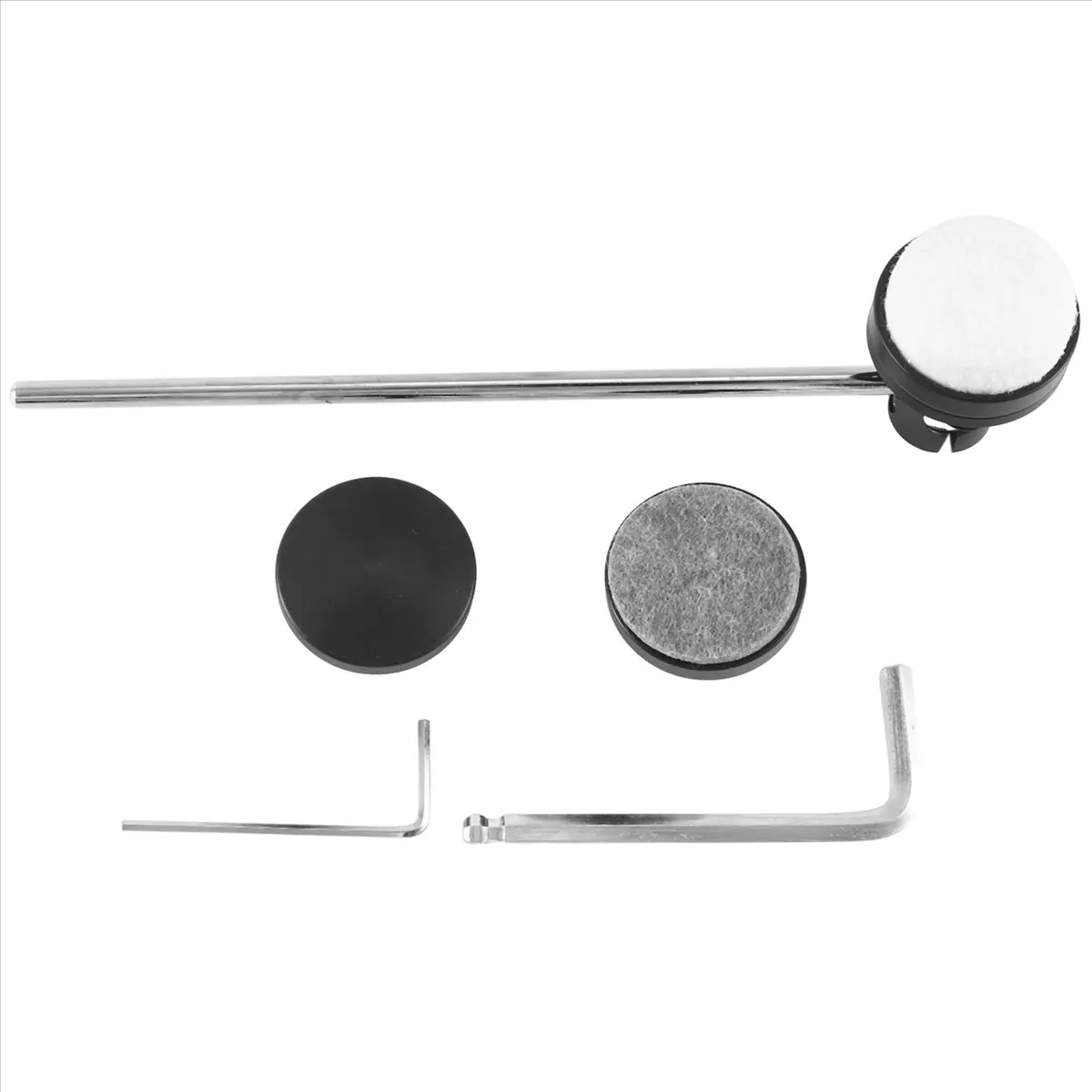 XFDZ MDM-103 Stomping Hammer Heads Single and Double Stompers for Bottom Drum Pedals Replacement Shelf Drum Striking Heads