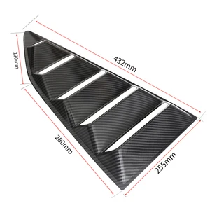 Car Blind Vent Vent Tric, Scoop Lob, Dekorationsaufkleber, Camarlet Camaro 2017-2023, Außenzubehör, Schwarz, Schwarz Hauptverkäufe Camaro -Lamharten - №5