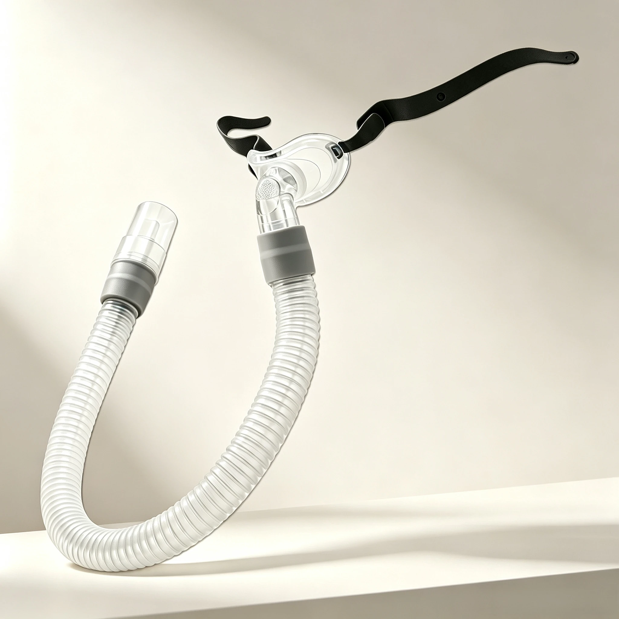 CPAP Replacement Frame Cover with Elbow Short Tube CPAP Tubing for Airfit P10 Ventilator Bipap Nasal Pillow Mask Accessories