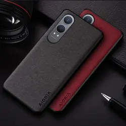 Case For OnePlus Nord CE 4 3 2 Lite 5G 2T coque simple lightweight durable textile leather cover for oneplus nord ce 4 lite case