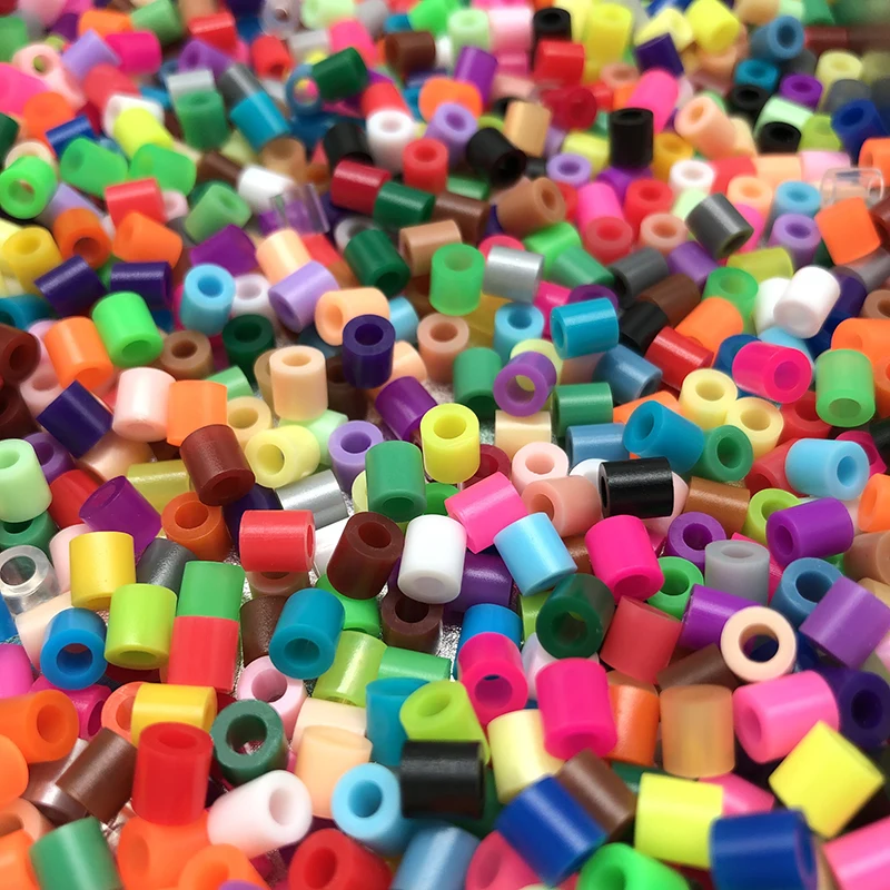 1000PCS Mixing Colors Fuse Beads 5MM Ironing Beads Hama Beads Tangram Jigsaw  Boards Puzzle Gifts Supplementary