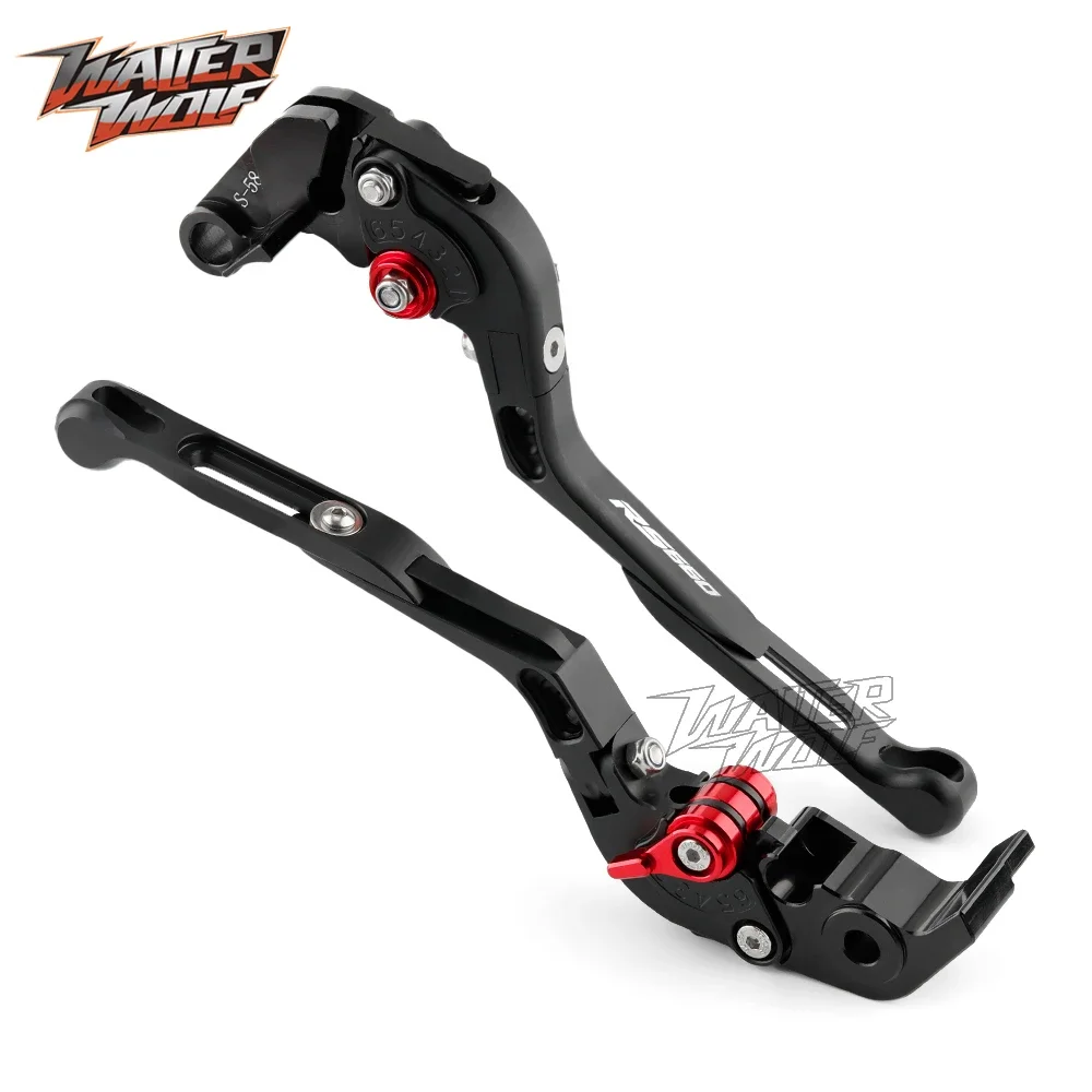 RS660 Folding Brake Clutch Levers For Aprilia RS 660 2020 2021 2022 Motorcycle Accessories Adjustable Extendable Handles LOGO