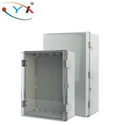 Ip66 Abs Pc Hinged Plastic Enclosure Waterproof Power Electrical Junction Box Waterproof Outdoor Plastic Box Distribution  Box