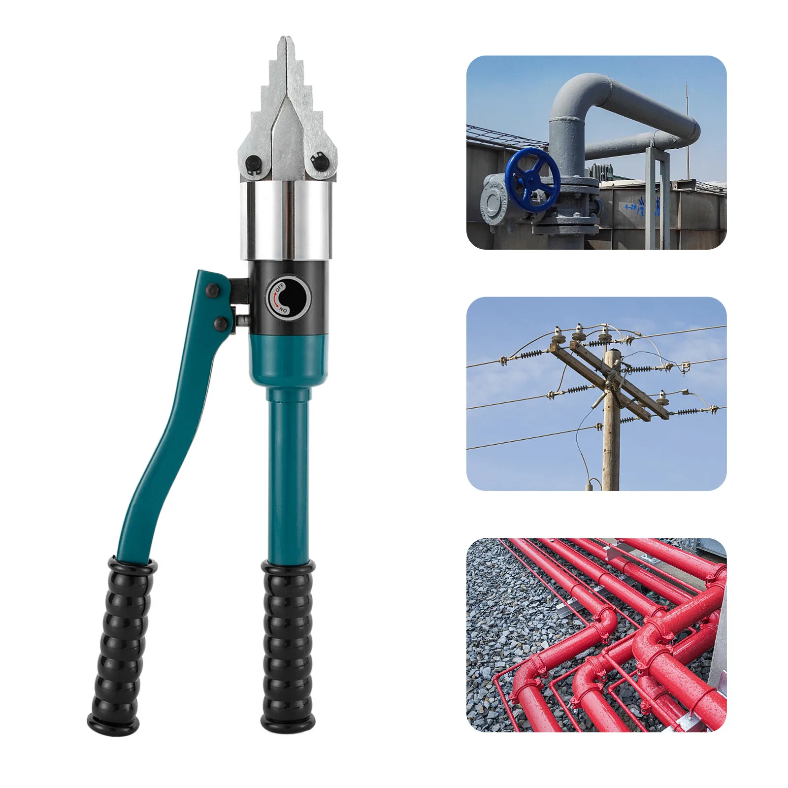 Écarteur de bride hydraulique 8T, outil de séparation intégré portable et manuel, kit de séparation de bride manuel
