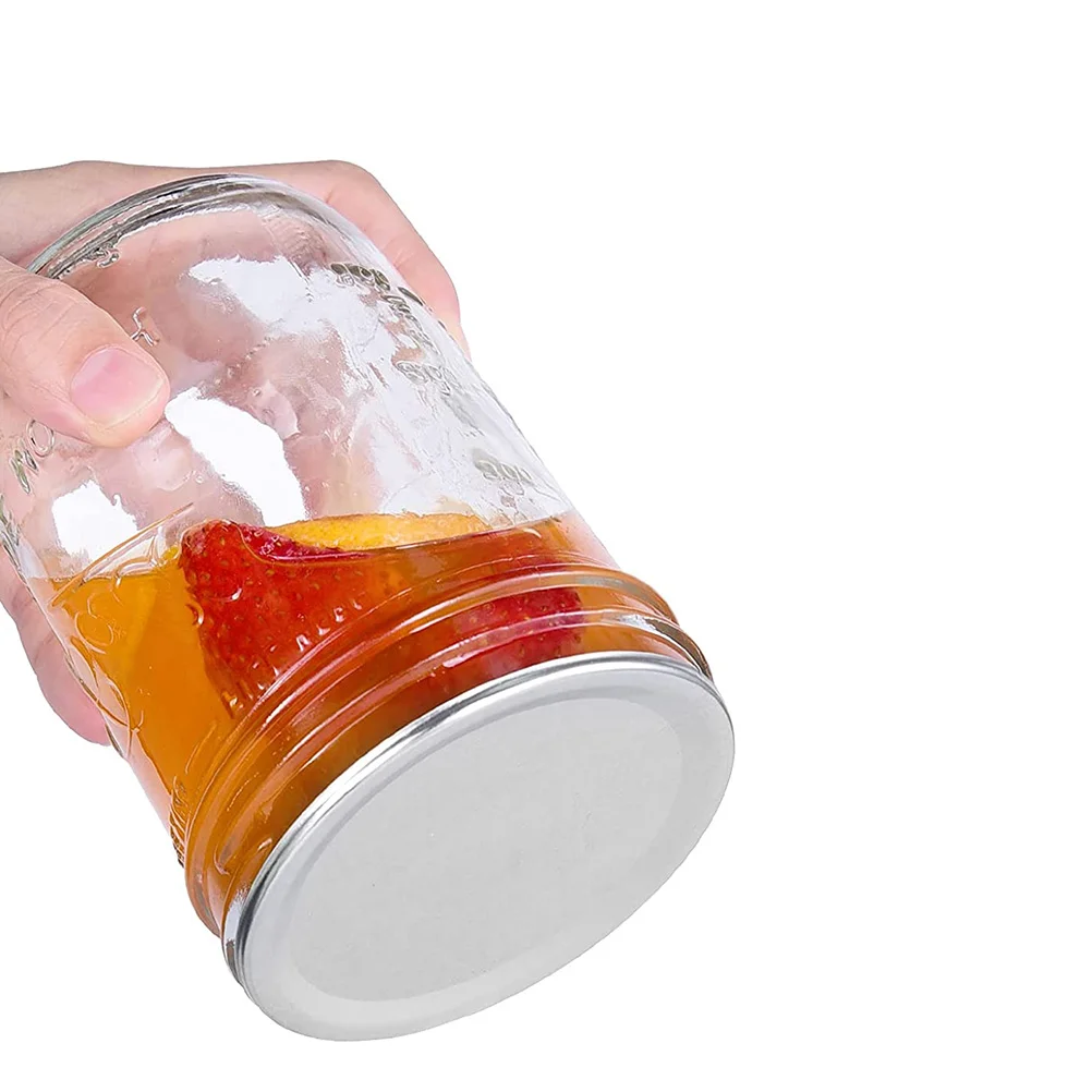 

24 Pcs Mason Jar Lids Canning Caps Seals Rings Jars Regular Mouth Supplies Airtight Storage Tank Split Type Covers