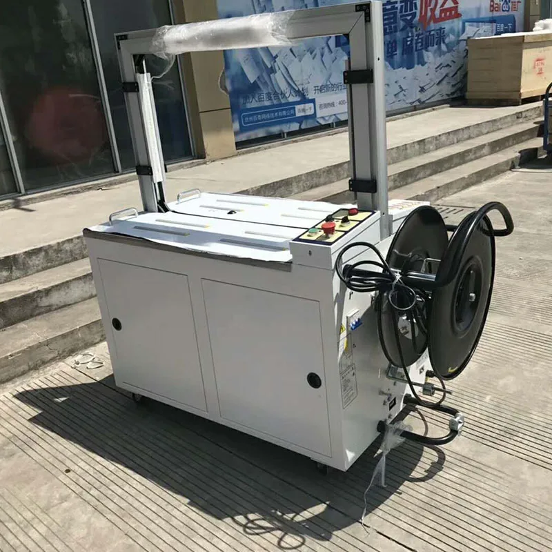 

Hot Sale Wide Range of Applications Automatic Carton Case Box Strapping Machine High-Efficiency Baler Strapping Machine