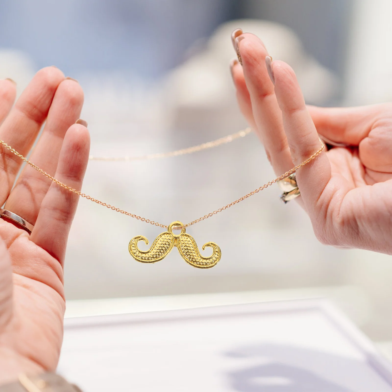 

150Pcs Vintage Alloy Mustache Charms DIY Jewelry Making Pendants Necklace Bracelet Accessories Alloy Pendant Charm