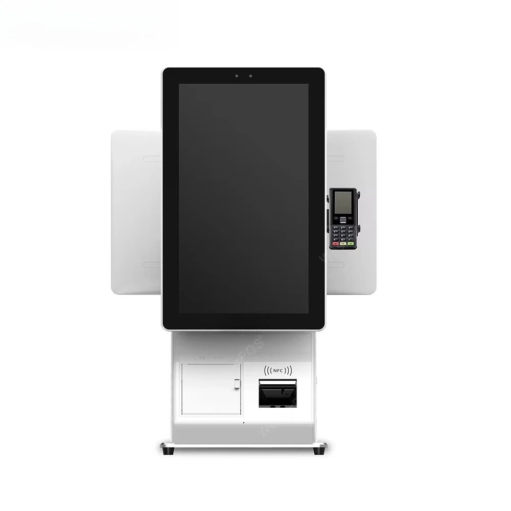 WestarPOS CRS001 High End Dual Screen POS Kiosk All in One Self Ordering Kiosk for Retail Store