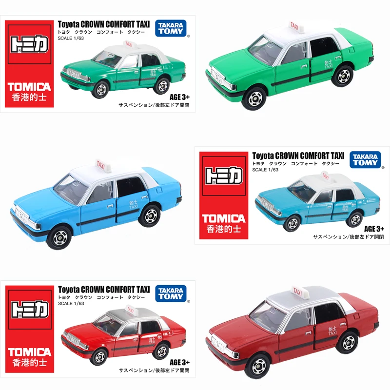 Takara Tomy Tomica Toyota Crown Comfort Taxi Car Alloy Toys Motor Vehicle Diecast Metal Model Kids Xmas Gift Toys for Boys