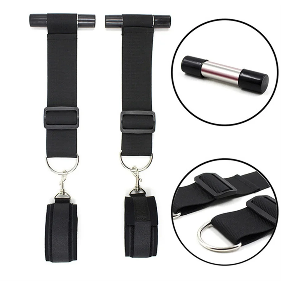 Shackles On The Door Swing Sex Bondage Restraints Chastity Lock Handcuffs Hanging On Door Sex Toys For Couples Adult Games