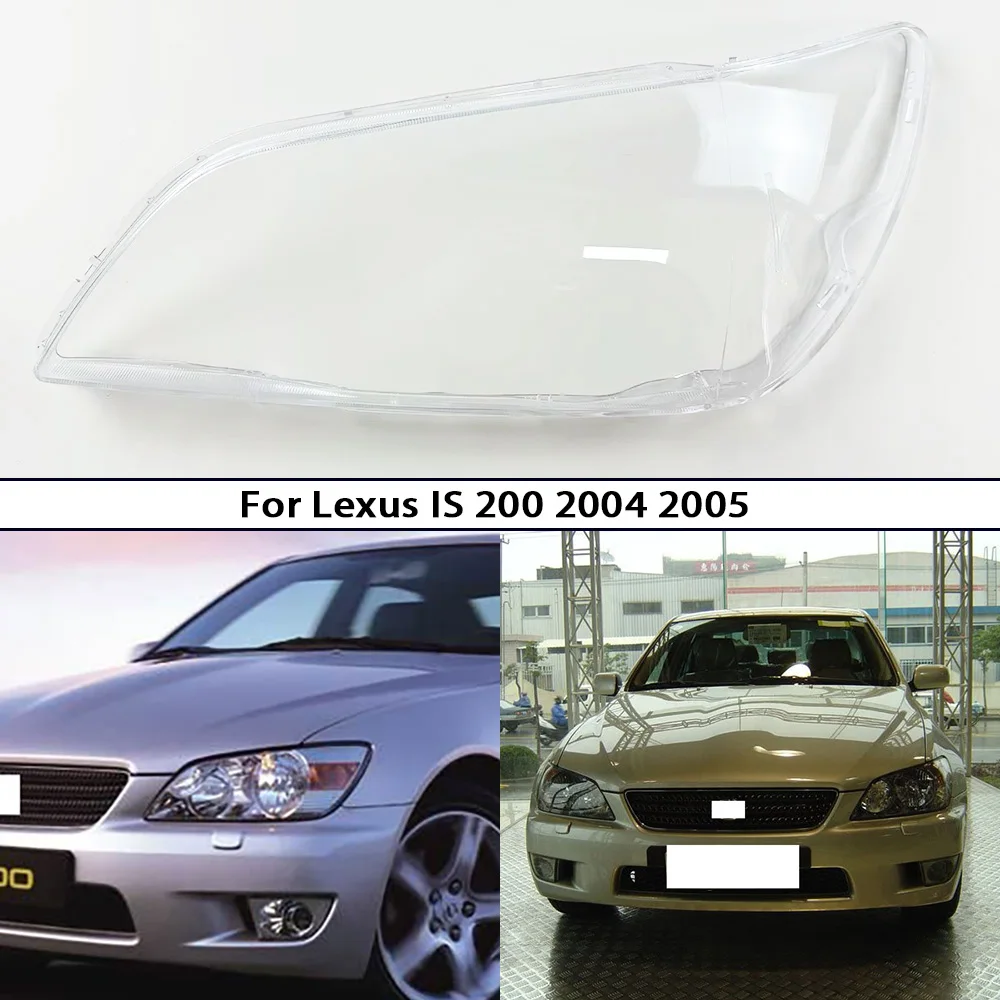 

Car Headlamp Clear Reflector Assembly Housing Shell For Lexus IS 200 2004 2005 Fit Xenon Light Headlight Transparent Cover