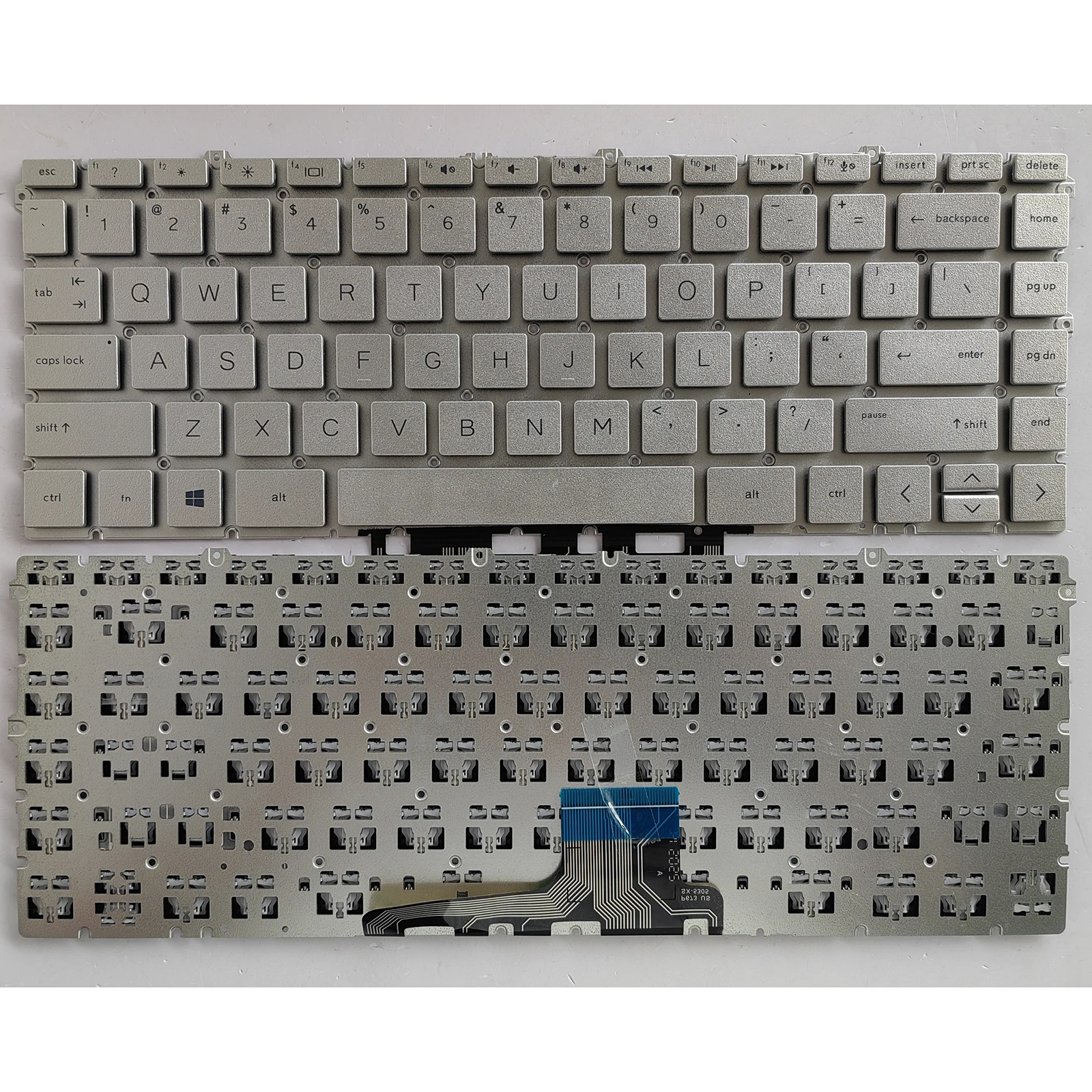 Laptop Keyboard for HP Spectre X360 13-AW US No Backlit Silver