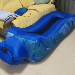 Outdoor Inflatable Sofa, Amphibious Camping Single Portable Air Cushion, Outdoor Camping Music Season Mattress