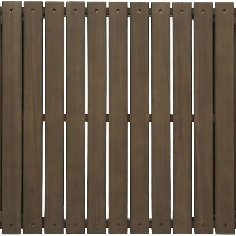 طاولة قهوة خشبية خارجية ملونة باللون الرمادي من كايل #5