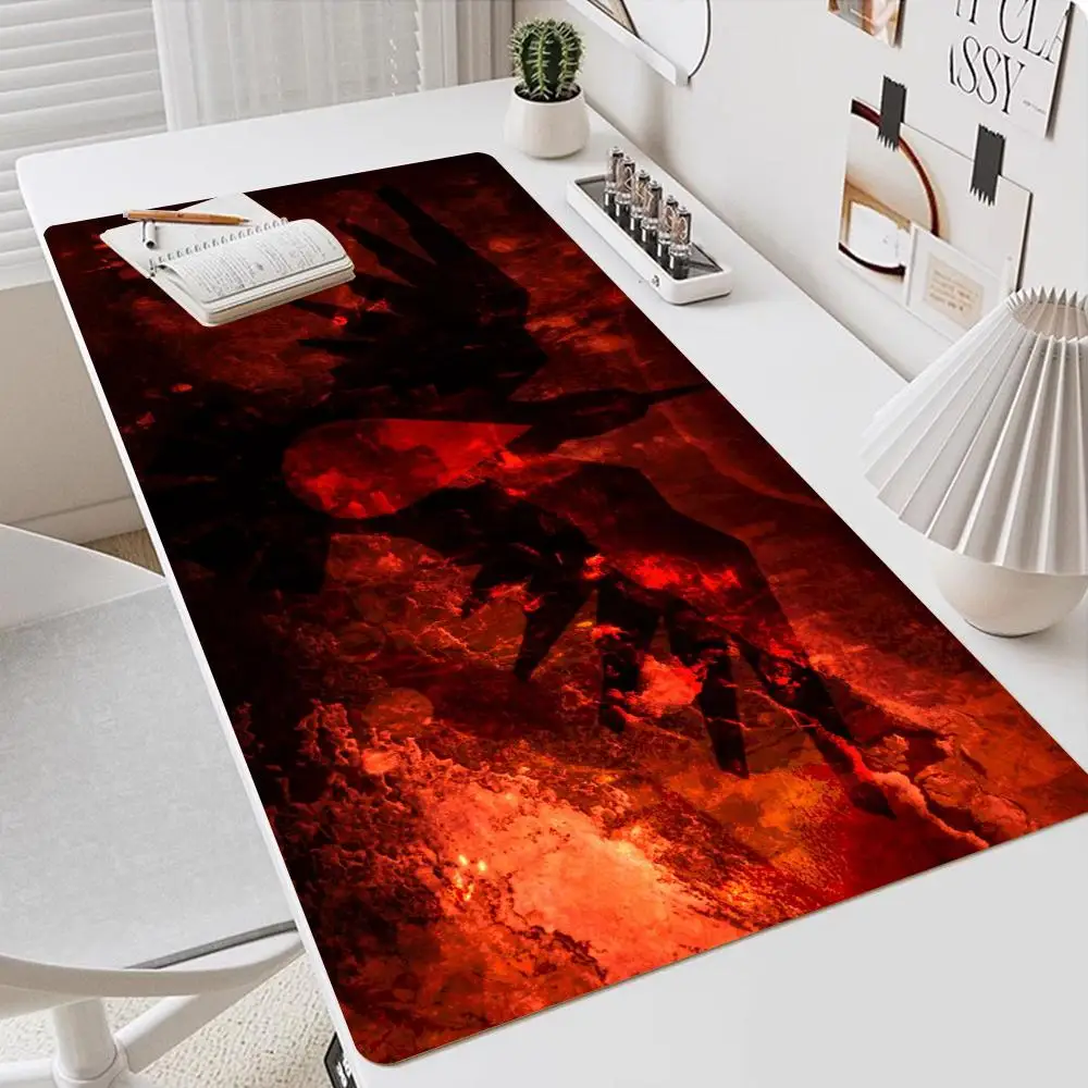 Bloody Gaming Mouse Pad Anime Computer Mousepad Large Mouse Pad Gamer XL Red Mouse Carpet Big Mause Pad PC Desk Play Mat