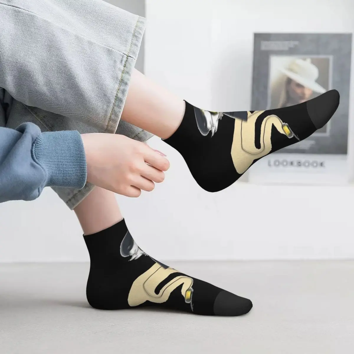 

Murder Drones N Socks Harajuku Sweat Absorbing Stockings All Season Socks Accessories for Unisex Christmas Gifts