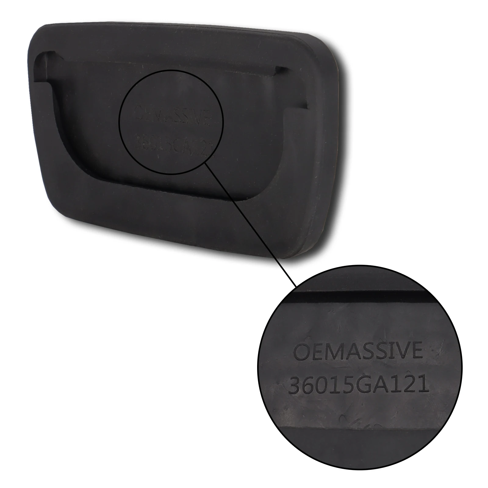 36015GA121 For Subaru Forester Outback Legacy Impreza 02-15 Tribeca Brake Pads Brake Pedal Rubber Pad Anti-skid Pad Cover Black