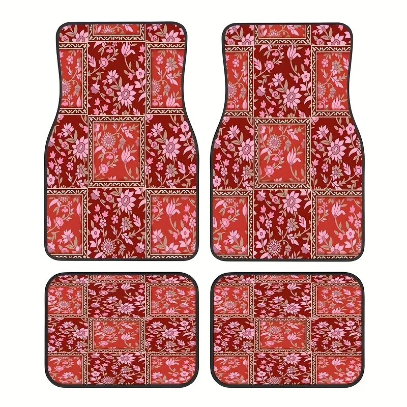 4Pcs Floral Geometr… - image