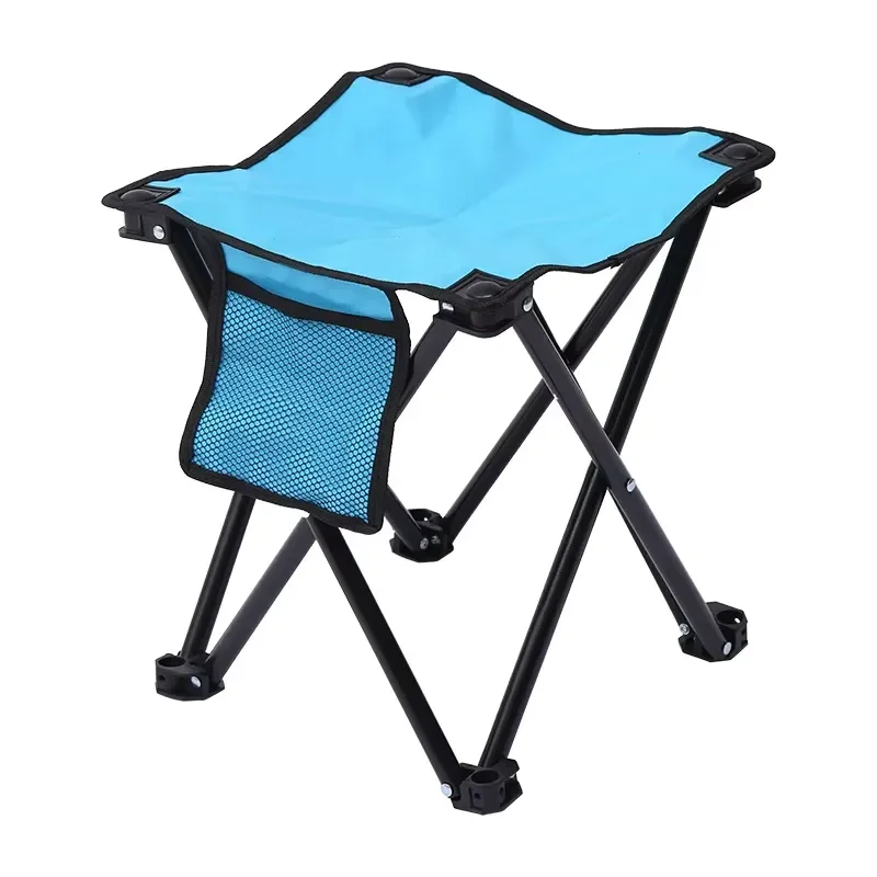 for Modern Iron Frame Foldable Lightweight Durable Eco-Friendly Fishing Stool 600D PVC Fabric for School Gym Use Wholesale