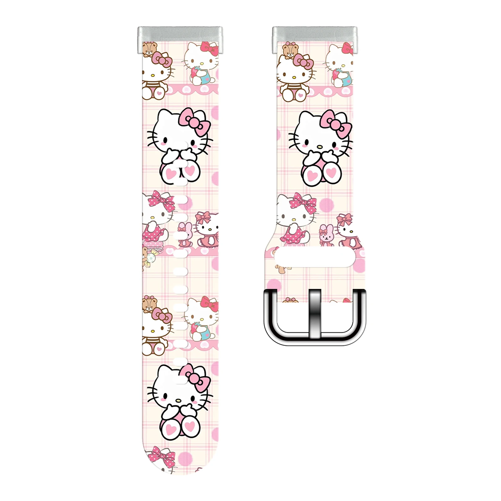 

SANRIO Series Printed Strap for Fitbit Sense 2 1 Watchband Replaceable Bracelet for Versa 4 3 Watch Band for Women as a Gift