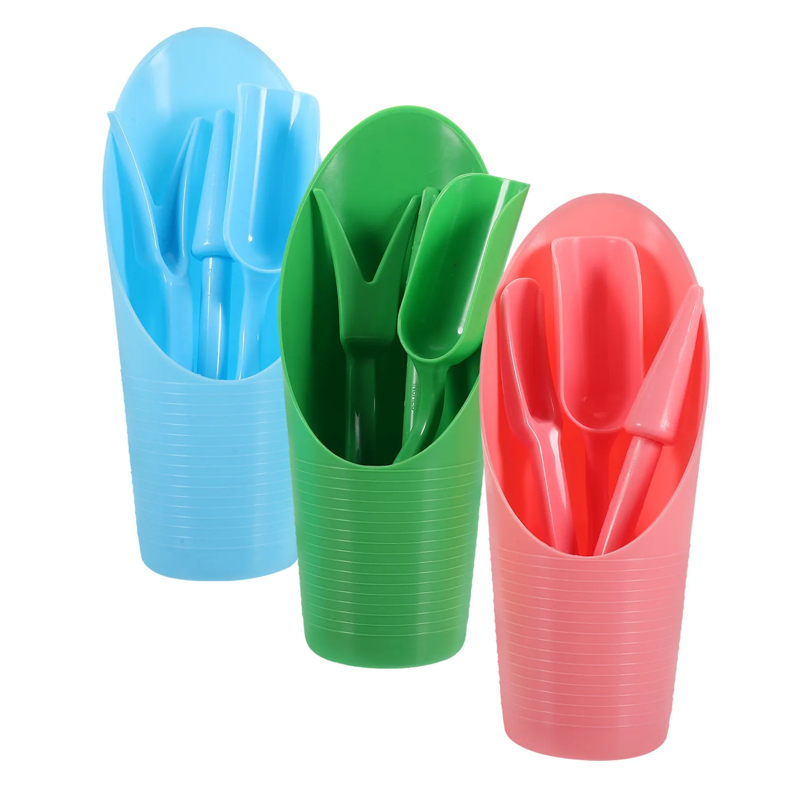 

1Set Garden Shovel Soil Digging Tool Plastic Portable Small Gardening Soil Scoops Transplanting Bonsai Planting Accessories