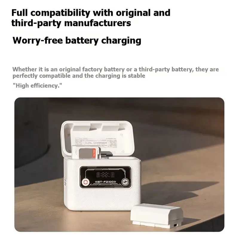 【ELECTRONIC-ACCESSORIES】VILTROX Camera Battery Charging Case 30W Bi-Directional Fast Charging Function For Nikon EN-EL15 Portabl