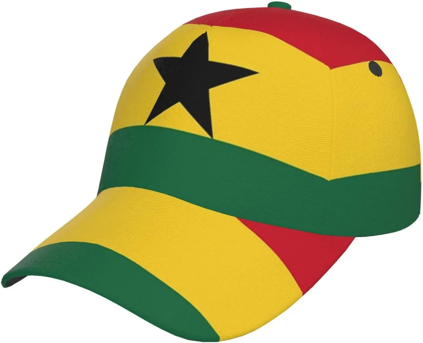 Cute Ghana Flag Hat Ghana Flag Baseball Cap Golf Dad Hat Adjustable Ghanaian Baseball Hats for Men Women