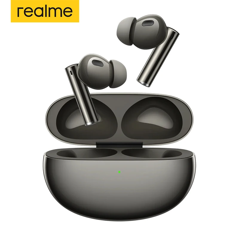 

Realme Buds Air6 Pro Earphones TWS Wireless Bluetooth 5.3 Headphoens ANC Active Noise Reduction Earbuds LDAC Hifi Headset Gamer