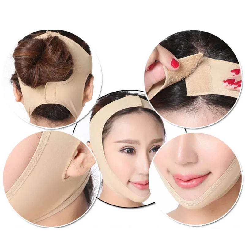 Face Lift Up Belt V Face Bandage Facial Slimming Bandage Relaxation Shape Lift Reduce Double Chin Anti-wrinkle Facial Care Tool