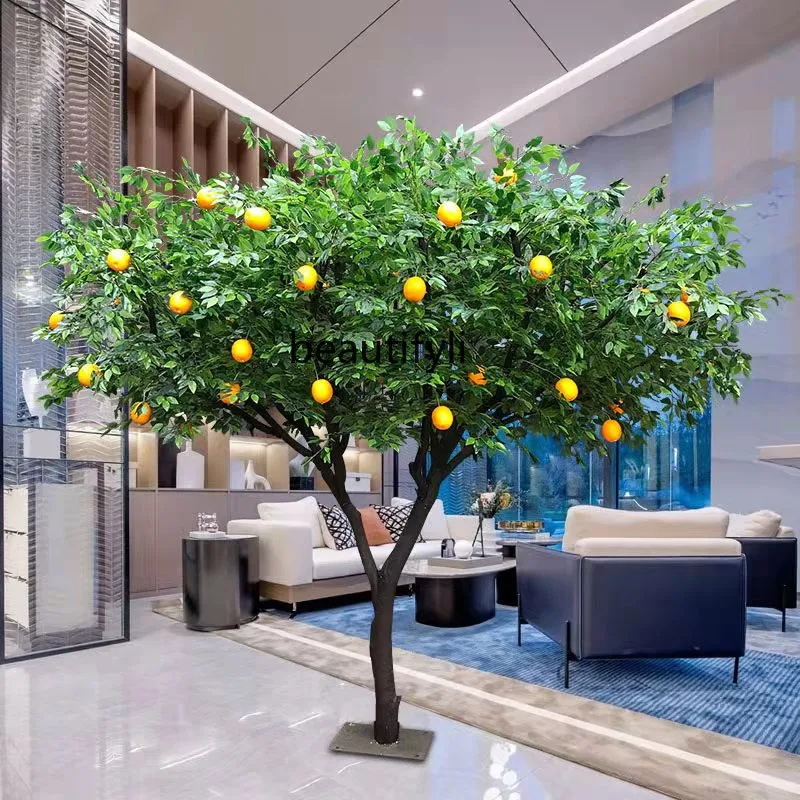 Emulational Fake Tree Fruit Trees Large Indoor Decorative Setting Decoration Props Trees