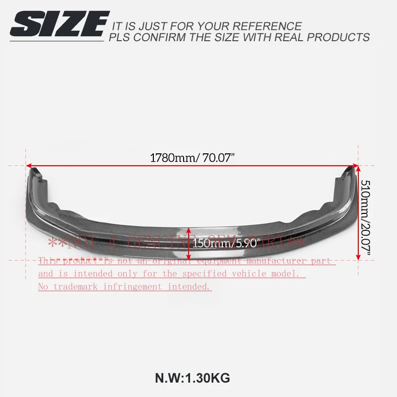 For Honda Civic EK EPA Style Carbon Fiber Modification Parts Front Lip Small Body Kit Front Spoiler - view 2