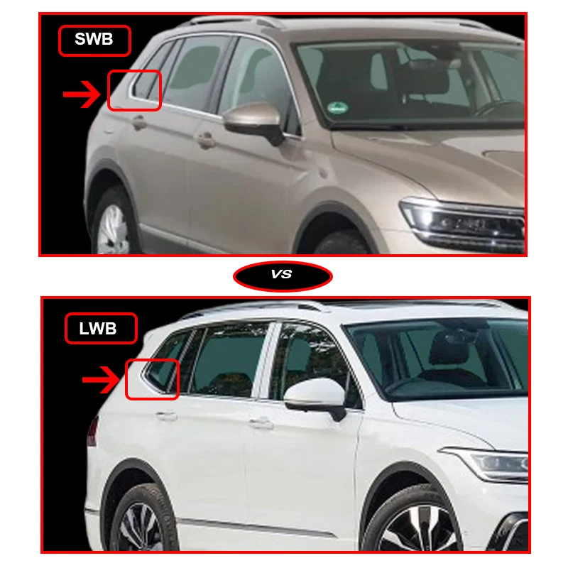 For VW Volkswagen Tiguan L Allspace MK2 LWB 2017 2018 2019 2020 Car Magnetic Sunshades Sunscreen Vehicle Accessories Interior view 6