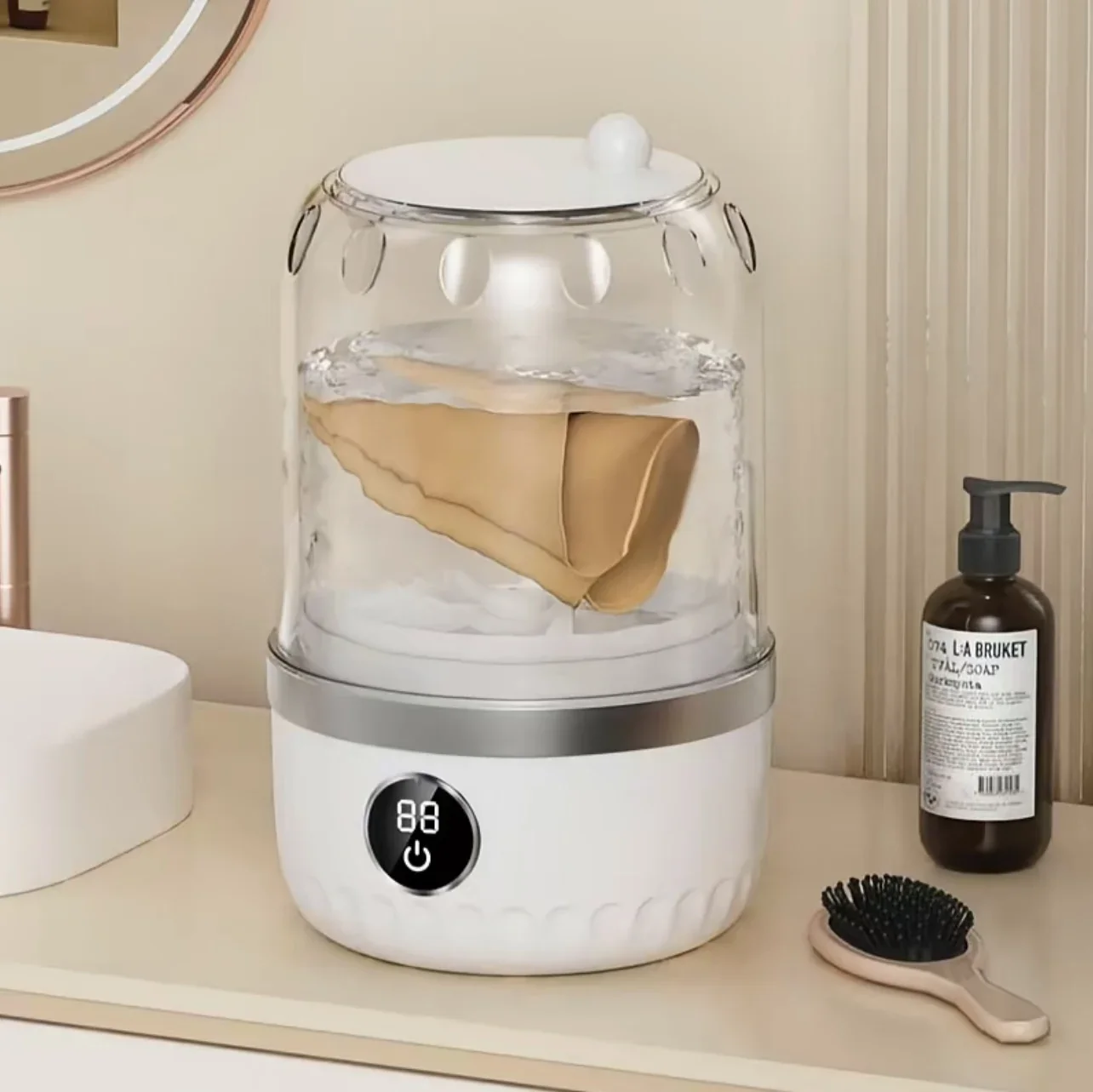Mini Household Electric Washing Cup Underwear Socks Small Wireless Charging Washing Machine Pet Clothes Washing Machine