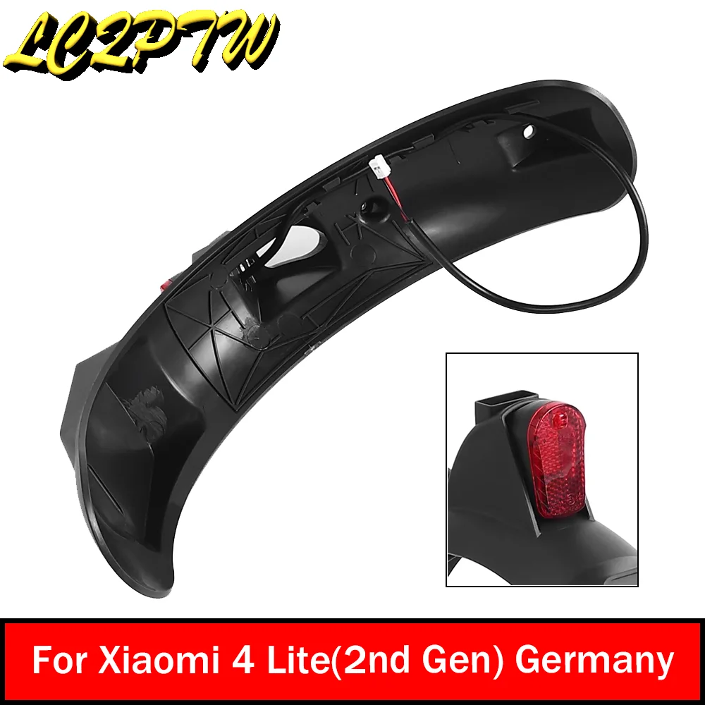 

Заднее крыло с задним фонарем в сборе для Xiaomi 4 Lite (2-го поколения), немецкая версия, аксессуары для брызговиков для электрического скутера