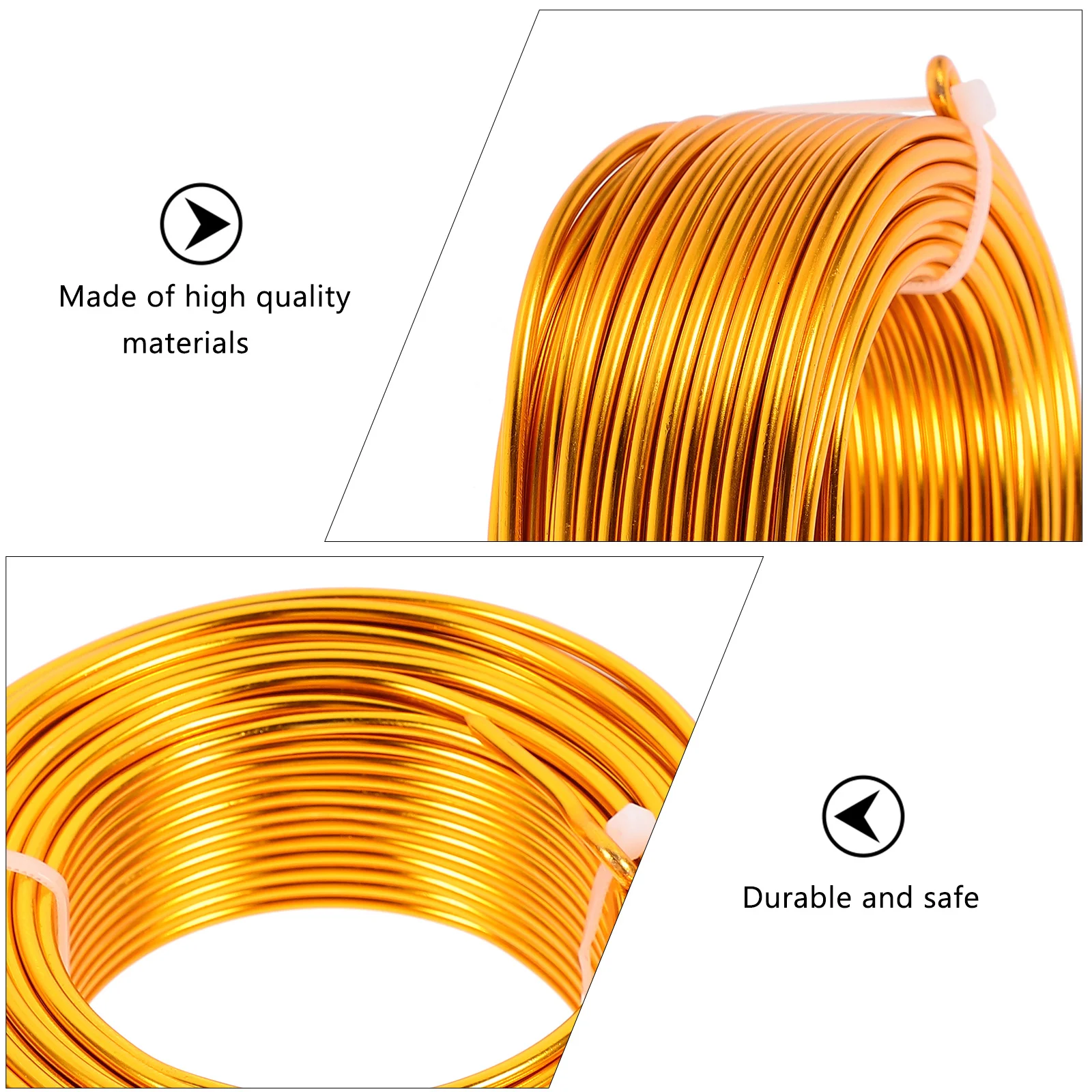 

Colored Aluminum Wire 3Mm 1 Roll Flexible Lightweight Metal Wire for Jewelry Beading Craft DIY Artwork Decorative Designing