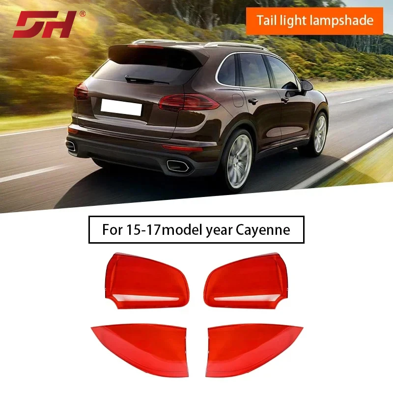 

For Porsche Cayenne 958.2 2015-2017 Car Rear Taillight Shell Brake Lights Shell Replace Auto Rear Lamp Shell