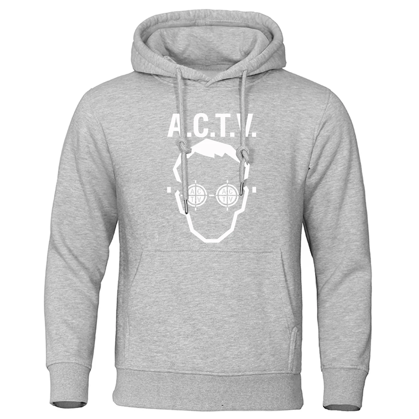 Hooded Sweatshirt Gym Workout Spring Autumn Hoodies ACTV Valencia Logo Print 2026 Men's Loose Fitness Sports Casual Zipper Coat